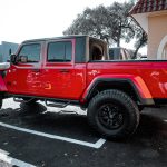 2021 Jeep Gladiator with custom Katzkin leather at Dealer Source Ltd in San Antonio, Texas.