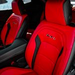 2020 Chevrolet Camaro with Black Katzkin Leather, Salsa Face, Salsa Contrasting Stitch installed by Dealer Source Ltd