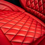 2024 Mustang GT -Red Wrap with TekStitch & a Black Contrasting Seam